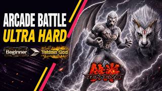 TEKKEN 6 4K | DEVIL JIN WHITE BEAST | ULTRA HARD ARCADE BATTLE