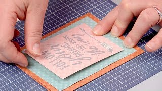 Using Cut-Apart Sheets for Beautiful Cards | Authentique Paper