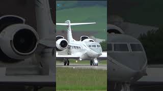 Gulfstream G600 Landing in Bern, Switzerland