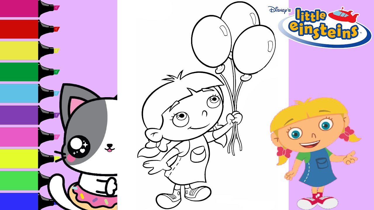 little einsteins annie coloring pages