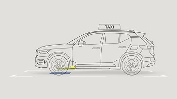 ELECTRIC VEHICLE Wireless charging - animation