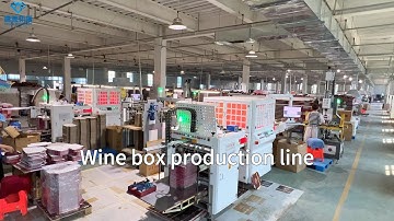 Automated Wine Box Manufacturing Process in Anhui, Bozhou Revealed!#winebox #packaging #rigidbox