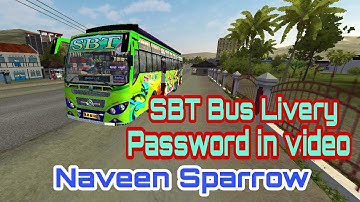 SNB BUS MOD SBT LIVERYPASSWORD IN VIDEO