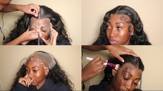 Deep Wave Frontal Wig Install | Perfect Hair For The Summer Ft Queen Virgin Hair