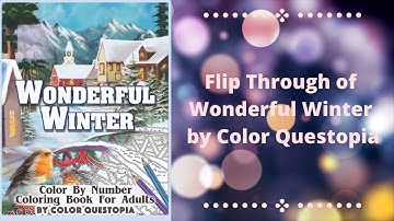 Flip Through of Wonderful Winter by Color Questopia