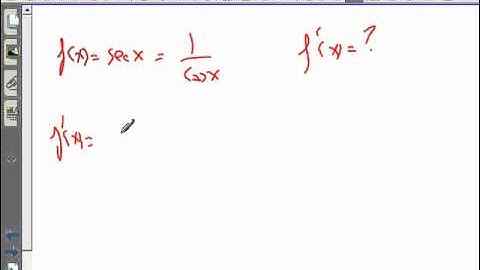 u CAN learn AP Calculus! Chapter 3-3 Trigonometric and High Order Derivatives