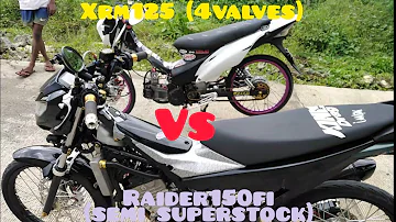 Full vedio xrm 4valves vs raider150fi