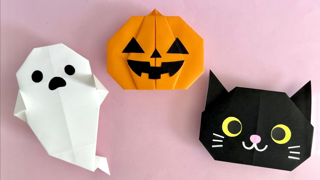 Origami] Easy! Cute Halloween Origami Collection Origami Easy