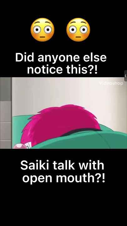 Who else noticed this? #Anime #SaikiK #TheDisasterousLifeOfSaikiK #animeedit
