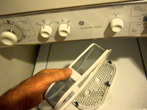 Where is the lint trap on this top loading washer? : r/Home