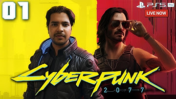 CYBERPUNK 2077 (Day 1) | The V Journey Begins on PS5 Pro 60FPS | First Playthrough LIVE