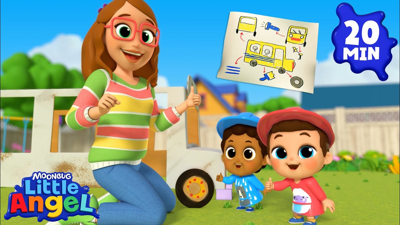 Wheels On The Bus At School Little Angel Super Moms Nursery Wheels on the bus at school little angel super moms nursery