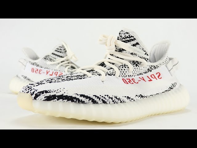 adidas YEEZY Boost 350 V2 Zebra Review + On Feet Restock - YouTube