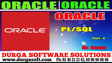 Oracle Tutorial||Onlinetraionin||Oracle|PL/SQL Part - 4 by basha