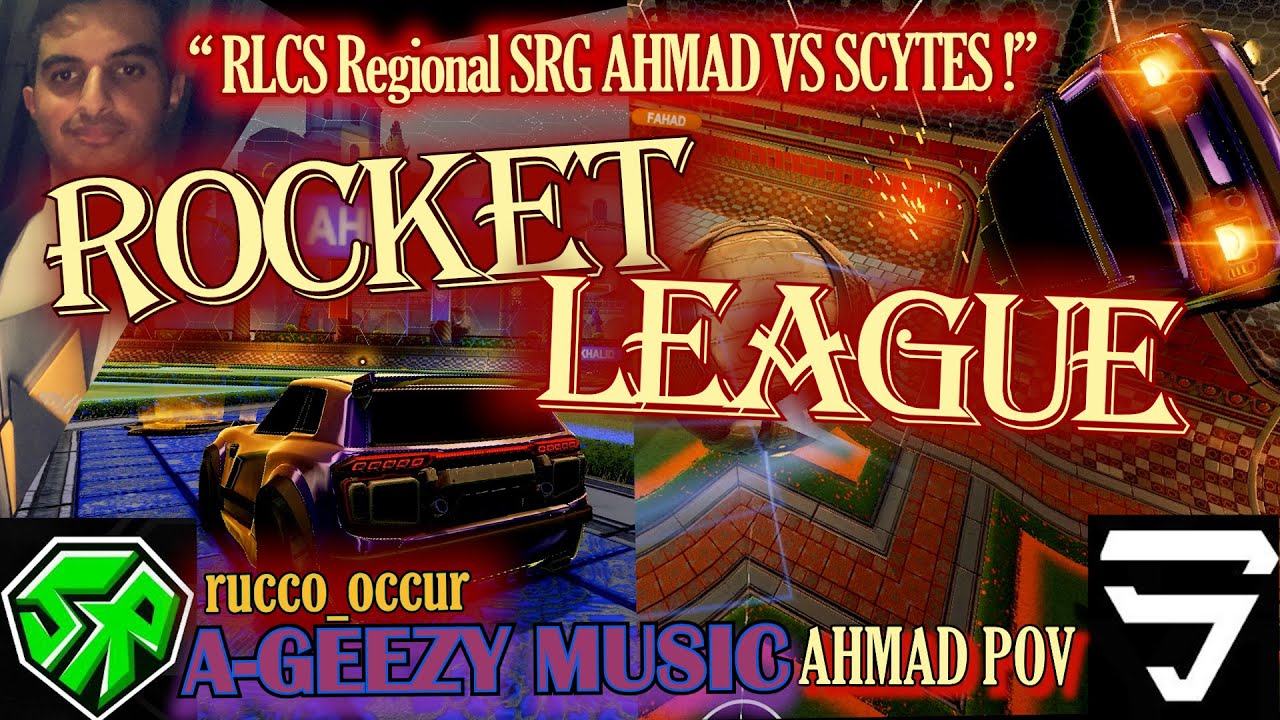 SRG AHMAD RLCS Regional POV Commentary! Rocket League Professional 3v3 ...