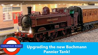 Bachmann London Transport Pannier Tank Upgrades walk through. Fitting lights, sound & stay alive!