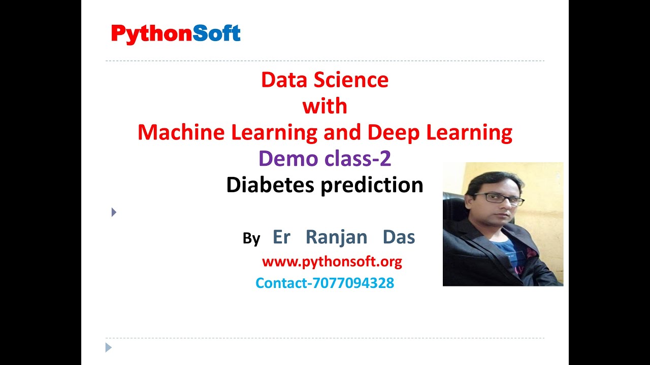 Diabetes Prediction Using Machine Learning | Ranjan Sir | Ranjan Das ...