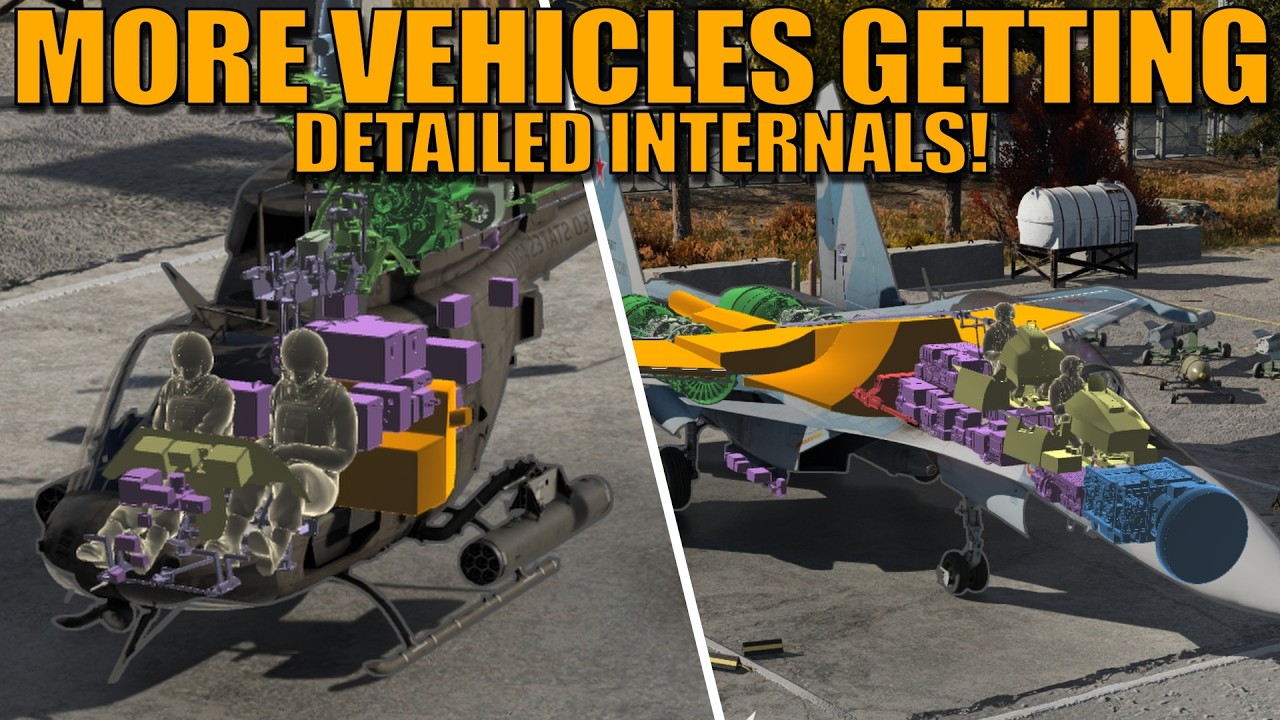 Внутренние модули для большего количества реактивных самолетов и вертолетов будут детально прораб...