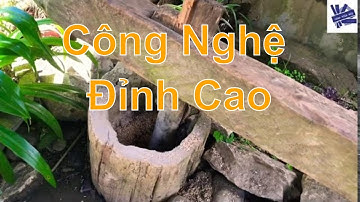 Cối Giã Gạo Truyền Thống Bằng Sức Nước Trên Miền Núi