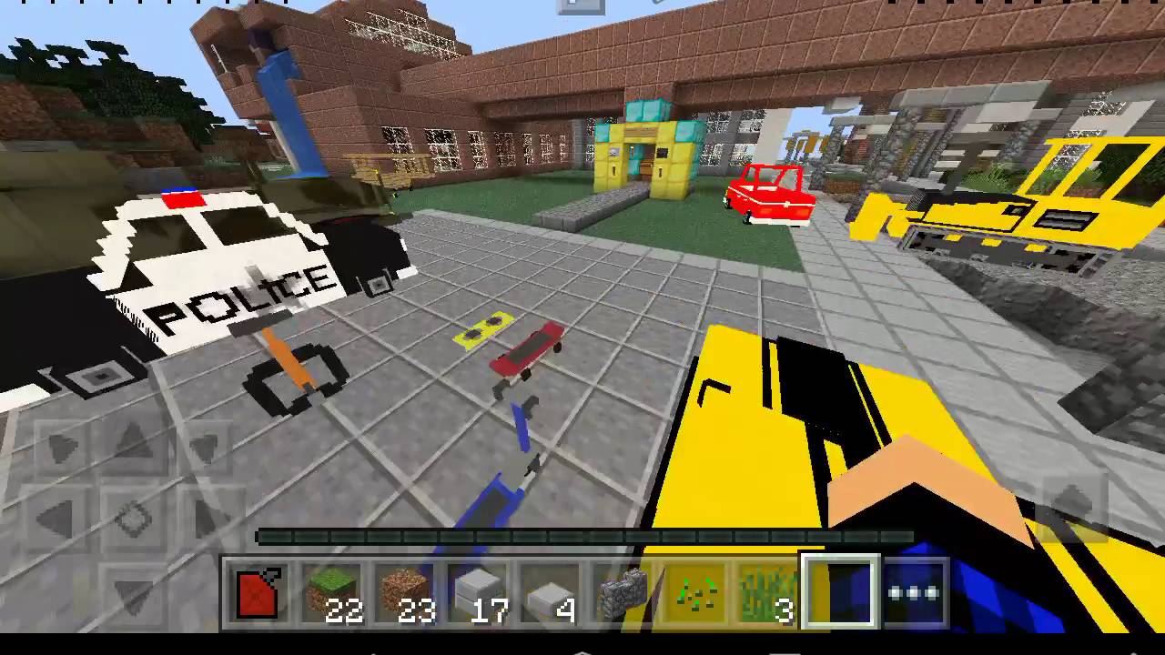minecraft pe мод на транспорт #10