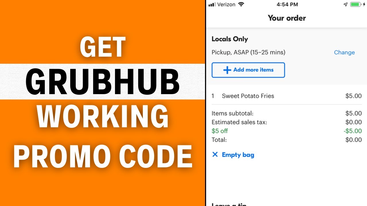 How To Get Grubhub Working Promo Code (2024 UPDATED) YouTube