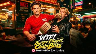 🔥WTF! Burger Flipper is the Chain Boss❤️‍🔥#minidrama #englishdrama #dramabox #drama