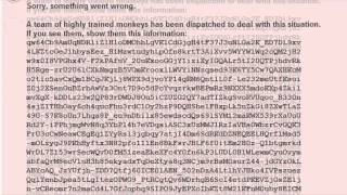 YOUTUBE GOT HIGHLY TRAINED MONKEYS !!!!!!!!!!!!! -ERROR-