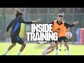 INSIDE TRAINING | Shooting, rondos &amp; more as the squad prepare to face Manchester City