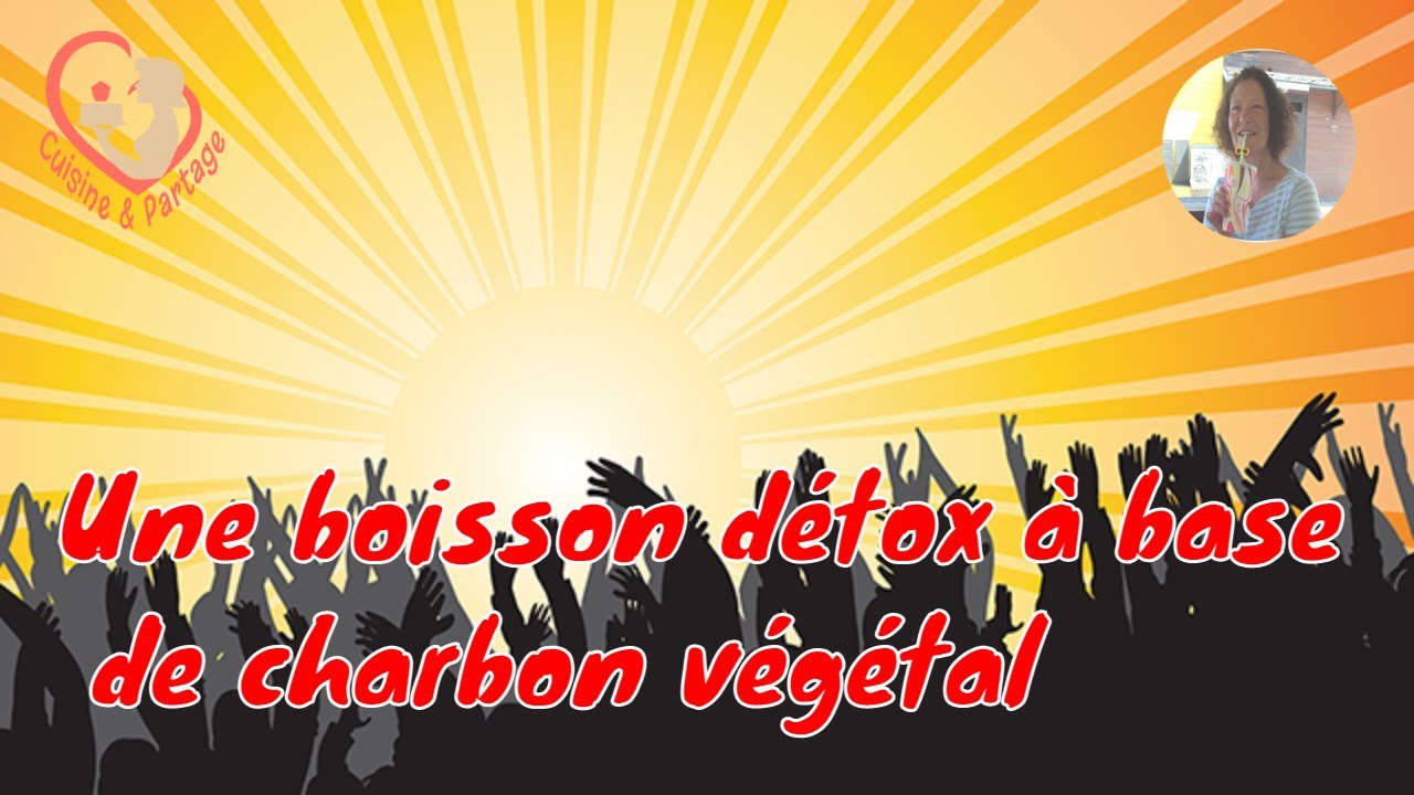 Une boisson détox à base de charbon végétal : idéal pour la digestion.