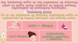 💟 (FILIPINO) Ano ang Dalawang Uri ng Tambalang Salita? | #iQuestionPH