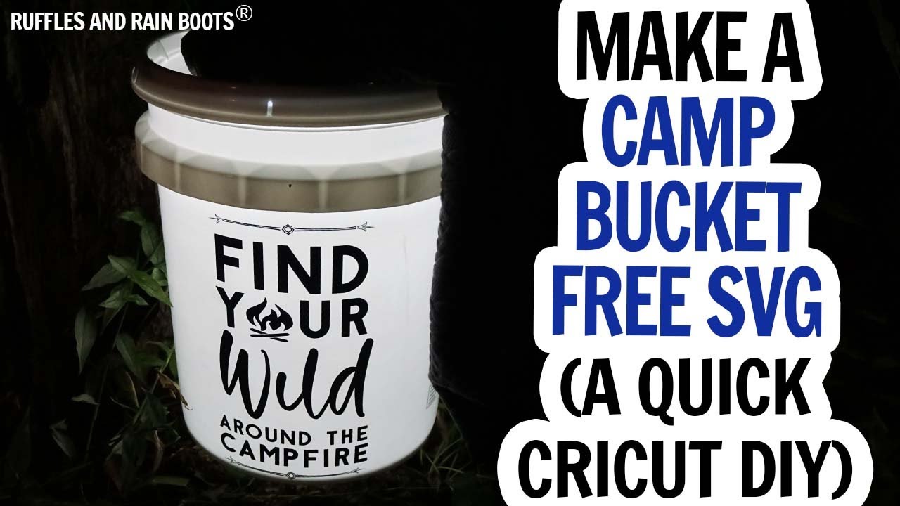 Camping Bucket Svg, Camping Svg, Bucket Light, Camper Svg, Adult Humor,  Camping Svg, Funny Camper, Cutting Files for Cricut and Silhouette 