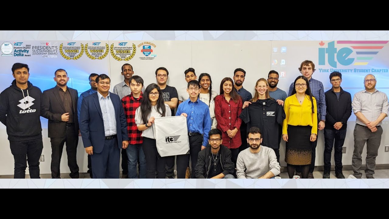 Institute of Transportation Engineers (ITE) York University Student Chapter 2019-2020