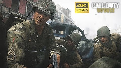 Battle of Aachen | Call of Duty: WWII | PS5 4K HDR