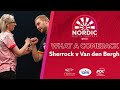 A sensational comeback fallon sherrock v dimitri van den bergh  2021 nordic darts masters