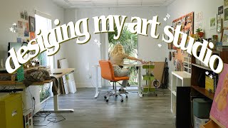 ★ ART STUDIO TOUR | finishing setting up, art supply organization ★