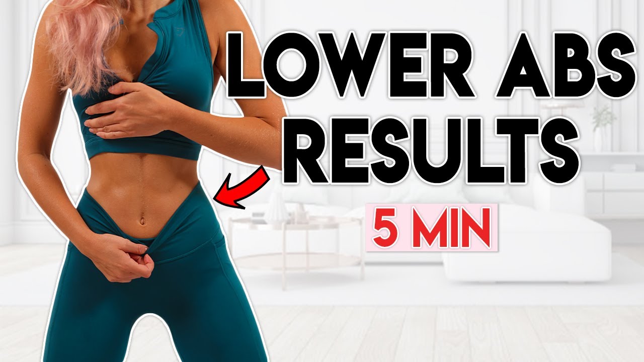 GET LOWER ABS RESULTS (no equipment) | 5 minute Workout