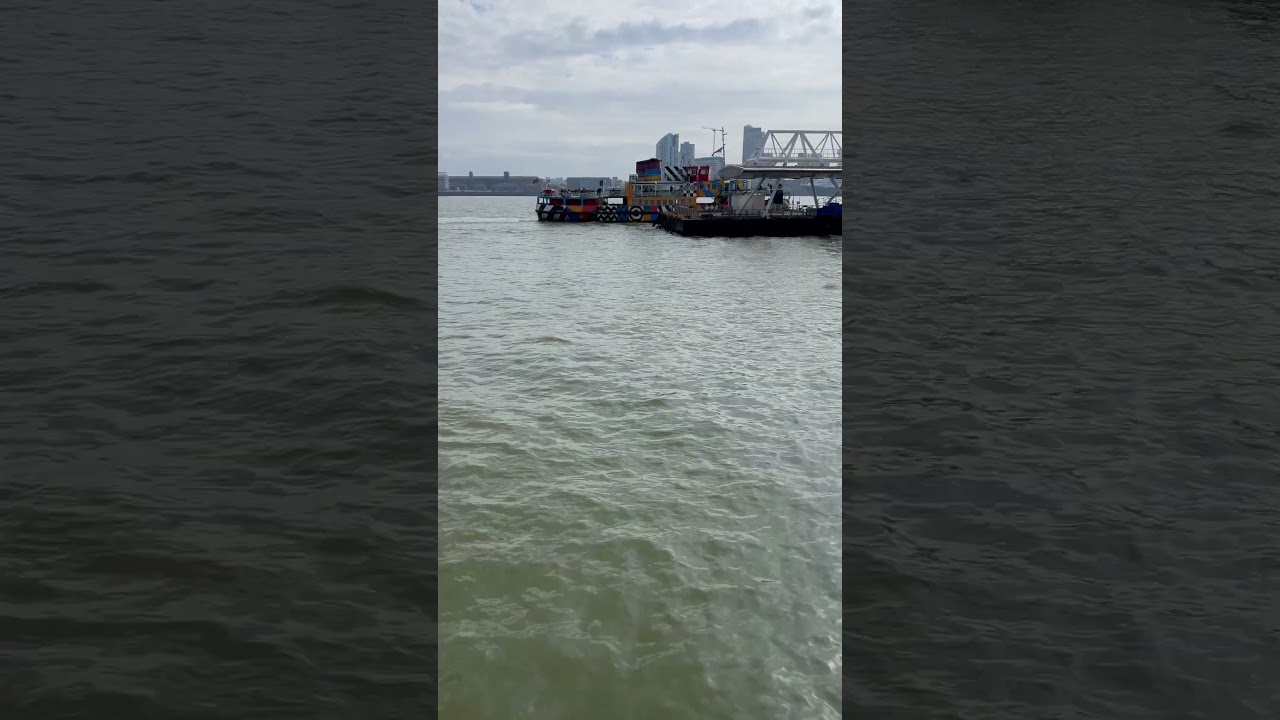 The Famous Mersey Ferry Docking At Seacombe. PT 2