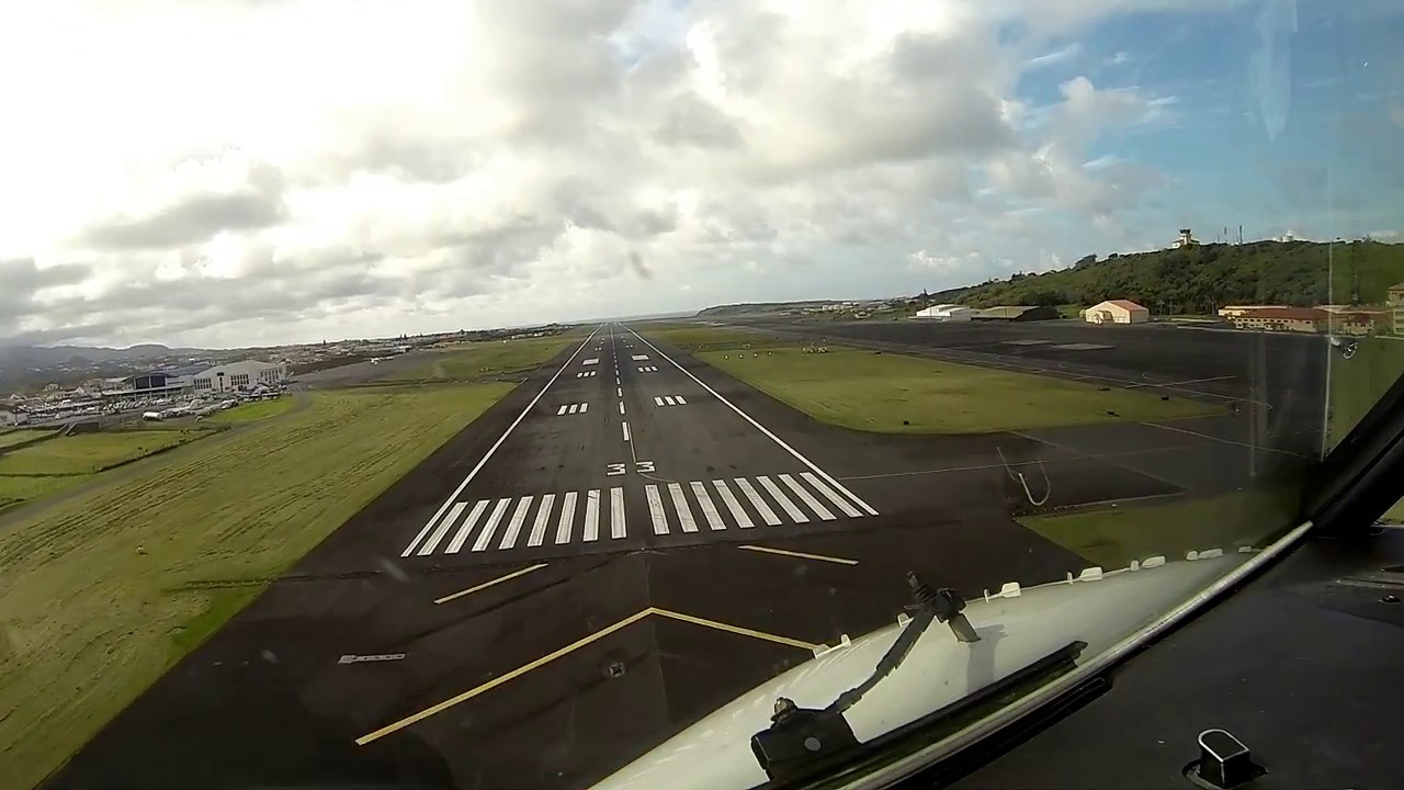 Air France A350-941 Take Off From Lajes Field. Azores
