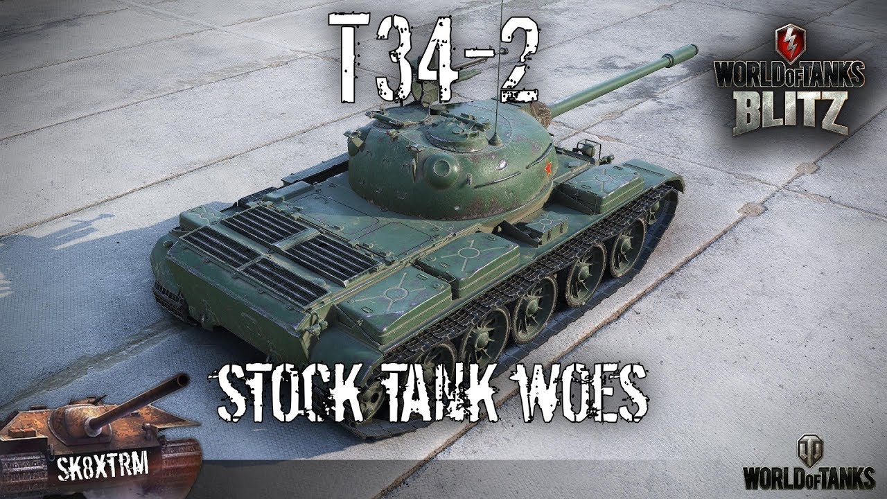 T34 2 Stock Tank Woes Wot Blitz Youtube