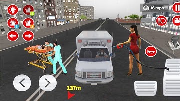 Emergency Ambulance Rescue Driving Simulator #3 Android Gameplay