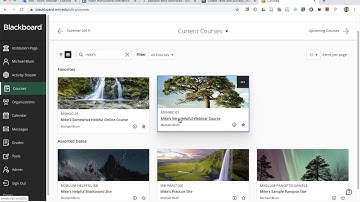 Copy Blackboard Tests to Other Courses