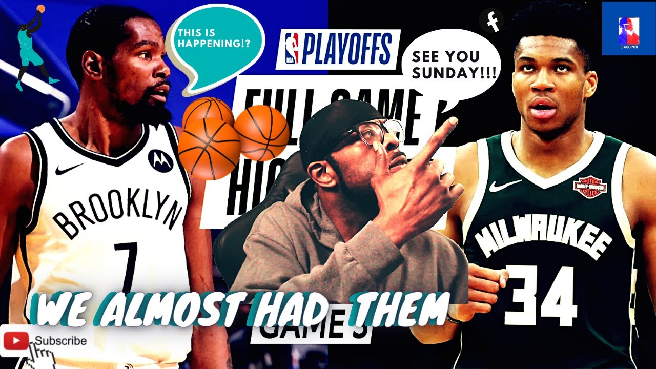 Brooklyn Nets vs Milwaukee Bucks Full GAME 3 Highlights REACTION