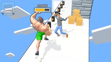 Muscle Rush | All Levels Gameplay | Android, iOS | Satisfying Mobile Tiktok Games | NEW UPDATE #4