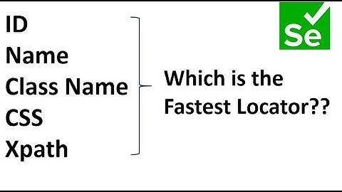 Fastest Locator in Selenium webdriver
