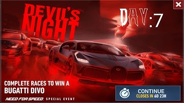 NFS : No Limits | Bugatti Divo (Devils Night - Day 7)
