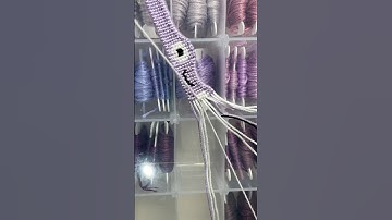 Let’s Make A Purple Frog Bracelet🐸💜 #braceletmaking #friendshipbracelet #frog