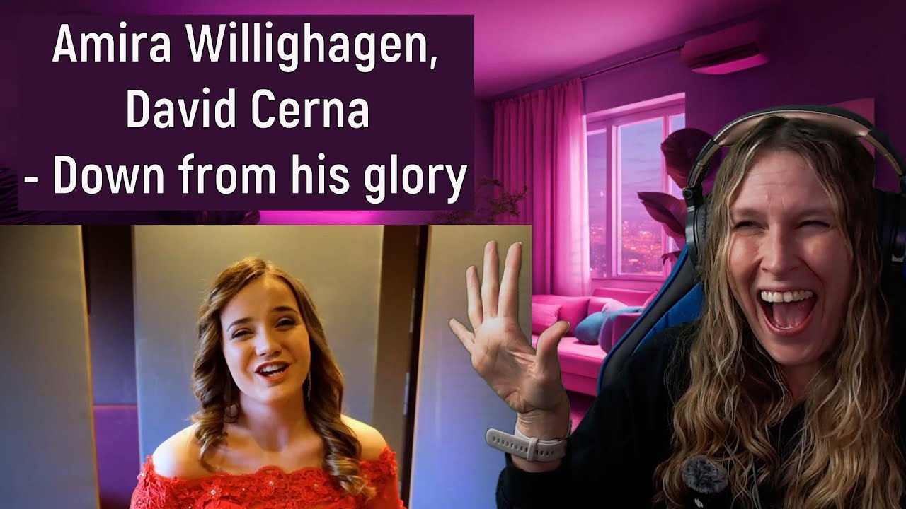 Amira Willighagen ft David Cerna - Down from his glory | REACTION
