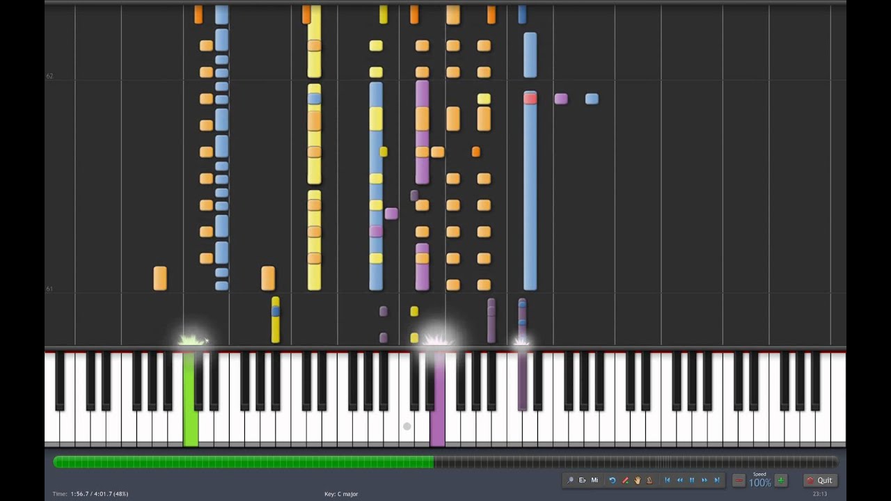 FFVII Synthesia - One winged angel (version 2)