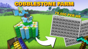 Automatic Cobblestone Farm 1.21!
