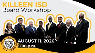 August 11 2026 at 5 p m Board Workshop